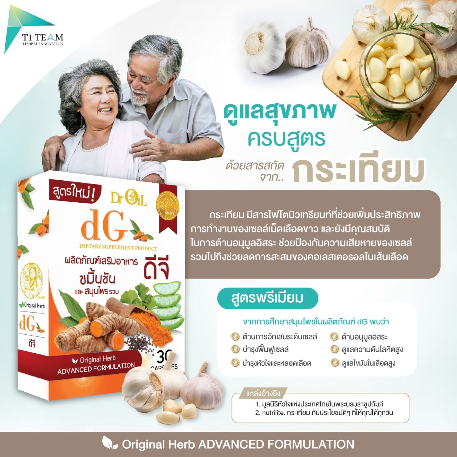 ขมิ้นชัน DG  รางวัลเหรียญทองระดับโลก